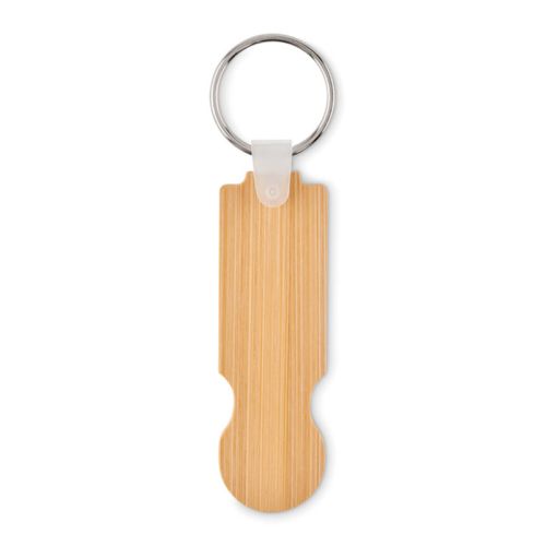 Key ring with shopping cart coin - Image 3